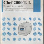 🍳 Descarga gratuita del manual PDF del Chef 2000 Turbo Inteligente: ¡Aprende todos los secretos de este innovador robot de cocina!